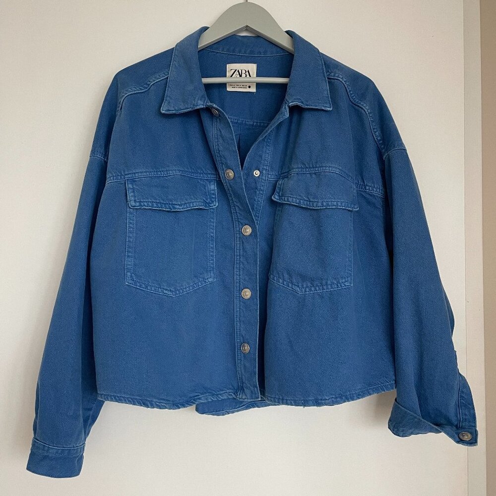 ZARA Oversized Denim Shirt/Jacket, Size M Ladies